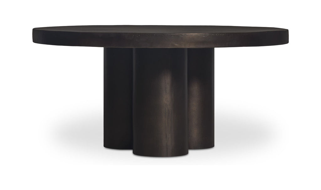Aluminum Outdoor Logan Coffee Table Black