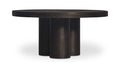 Aluminum Outdoor Logan Coffee Table Black