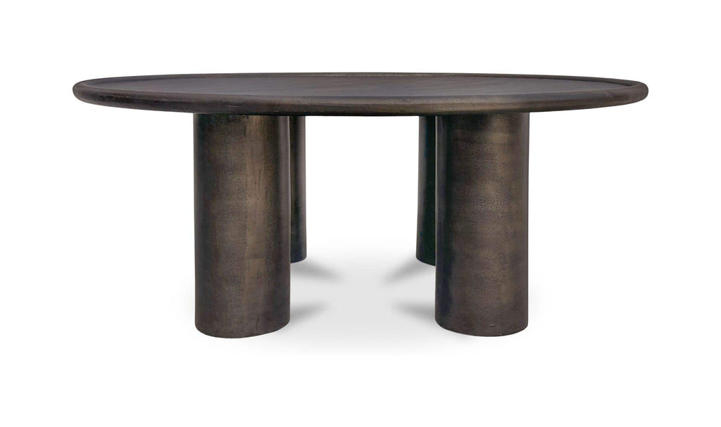 Aluminum Outdoor Deacon Coffee Table Deep Bronze