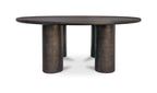 Aluminum Outdoor Deacon Coffee Table Deep Bronze