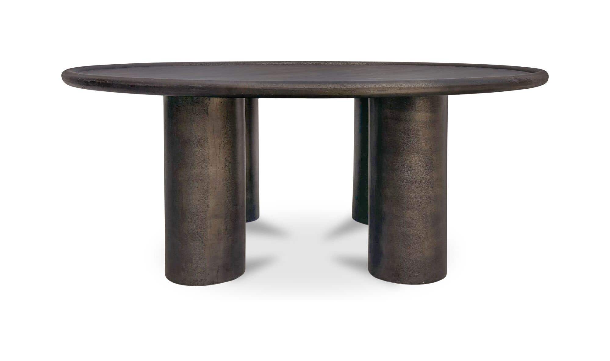 Aluminum Outdoor Deacon Coffee Table Deep Bronze