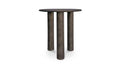 Aluminum Outdoor Deacon Side Table Deep Bronze