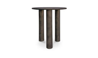 Aluminum Outdoor Deacon Side Table Deep Bronze