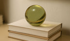 Olive Cast Glass Bonn Decorative Object