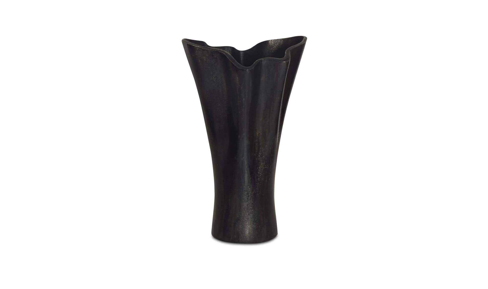 Cast Aluminum Yeri Vase