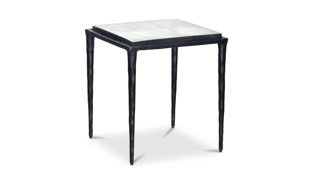 Clear Glass Mari Side Table
