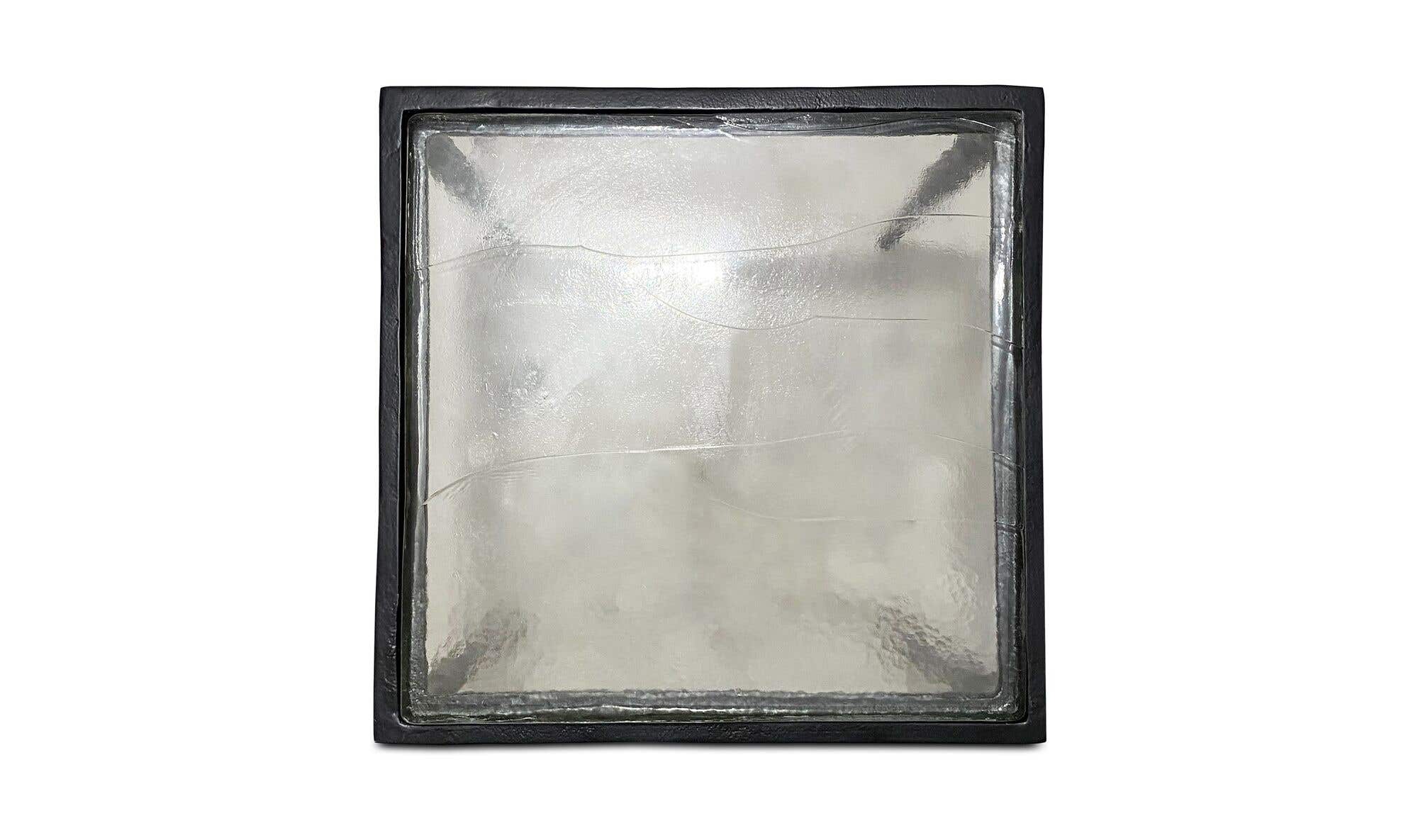 Clear Glass Mari Side Table