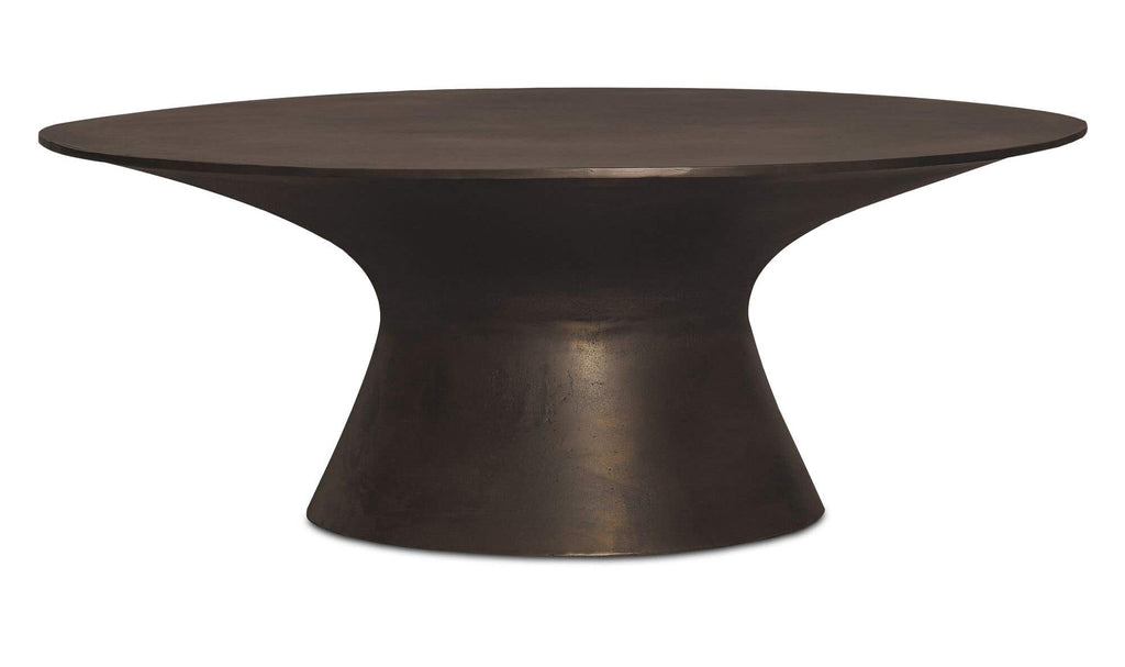 Aluminum Outdoor Bardo Coffee Table Deep Bronze