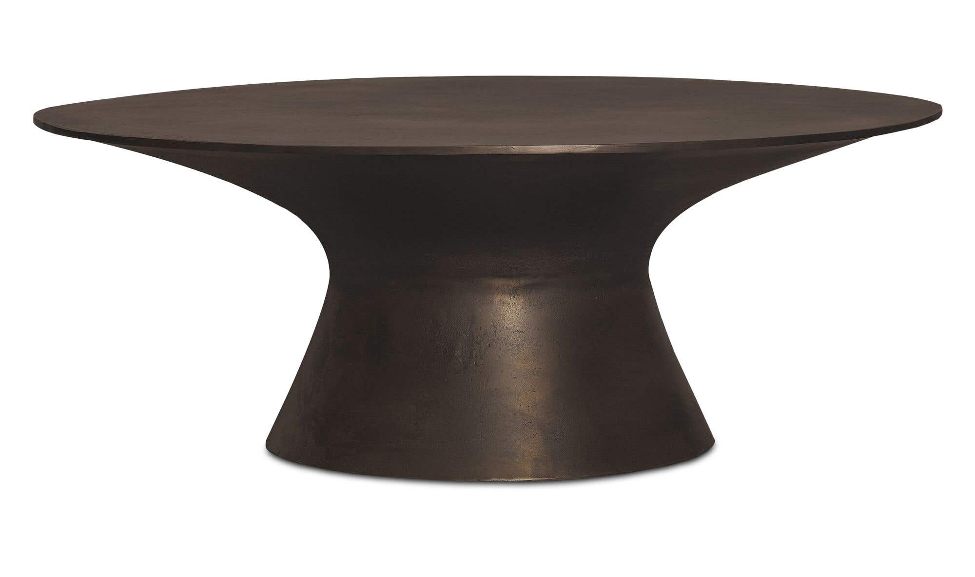 Aluminum Outdoor Bardo Coffee Table Deep Bronze