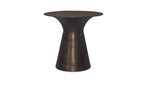 Aluminum Outdoor Bardo Side Table Deep Bronze