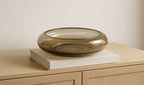 Smoky Brown Glass Polene Bowl, Large