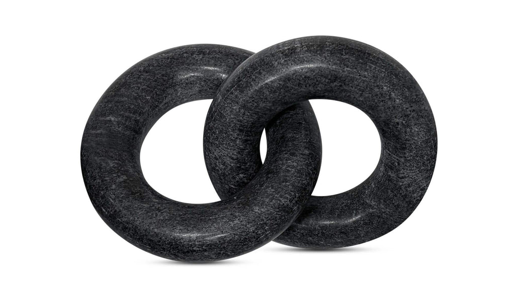 Marble Hera Tabletop Decor - Black Marble