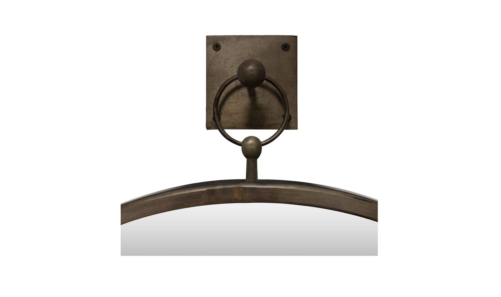 Aged Brass Cameo Wall Mirror 4