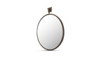Aged Brass Cameo Wall Mirror 2