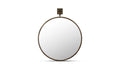 Aged Brass Cameo Wall Mirror