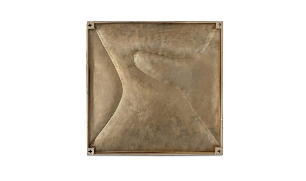 Aged Brass Bode Wall Sculpture