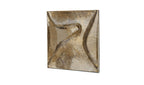 Aged Brass Bode Wall Sculpture