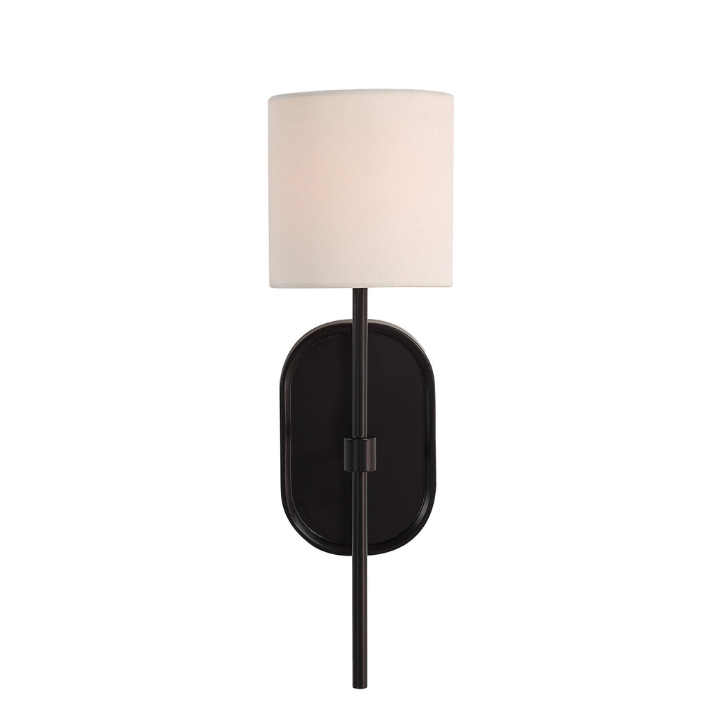 Fico wall sconce by Renwil, forged iron, matte black finish