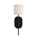 Fico wall sconce by Renwil, forged iron, matte black finish