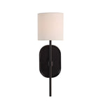 Fico wall sconce by Renwil, forged iron, matte black finish