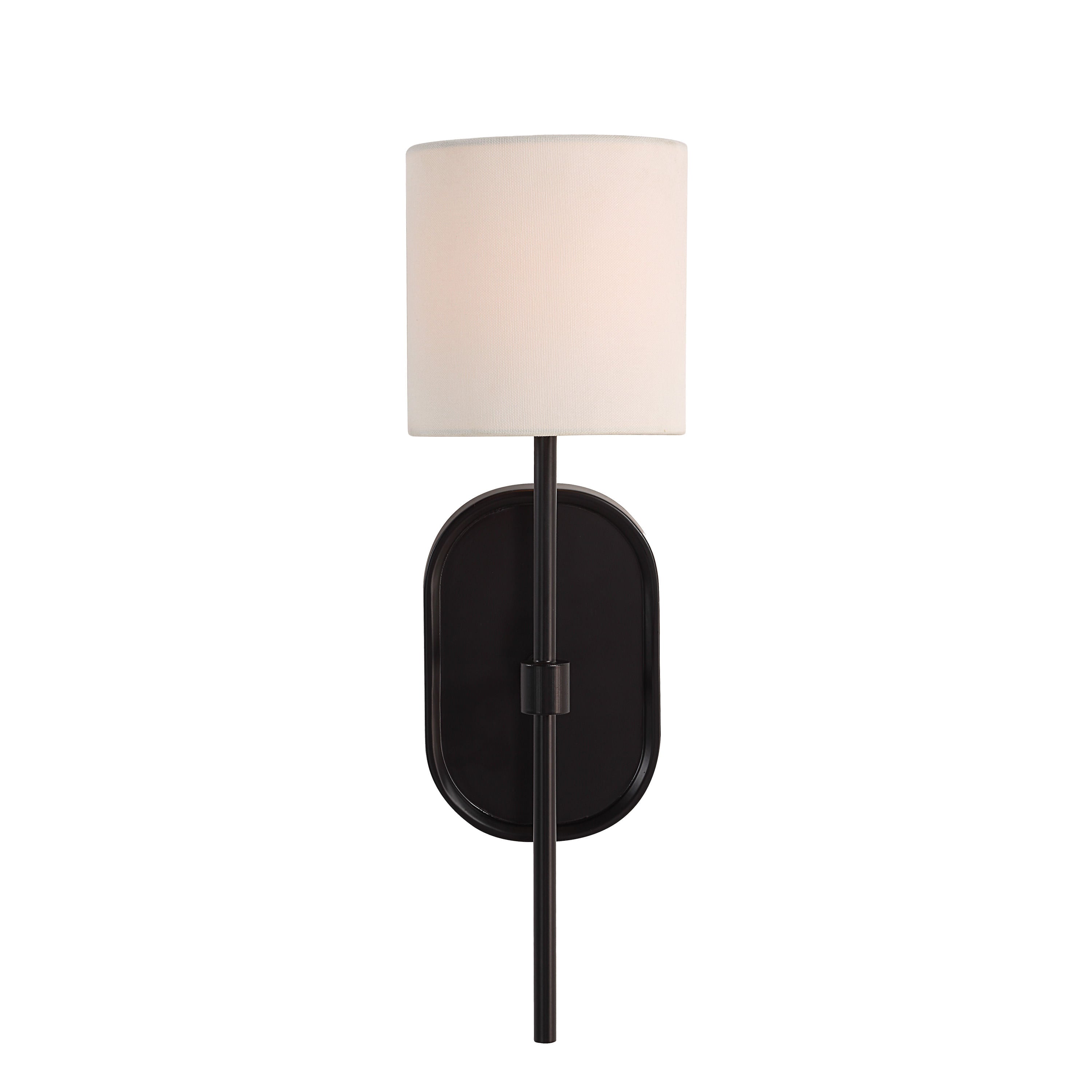Fico wall sconce by Renwil, forged iron, matte black finish
