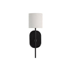 Fico wall sconce by Renwil, forged iron, matte black finish
