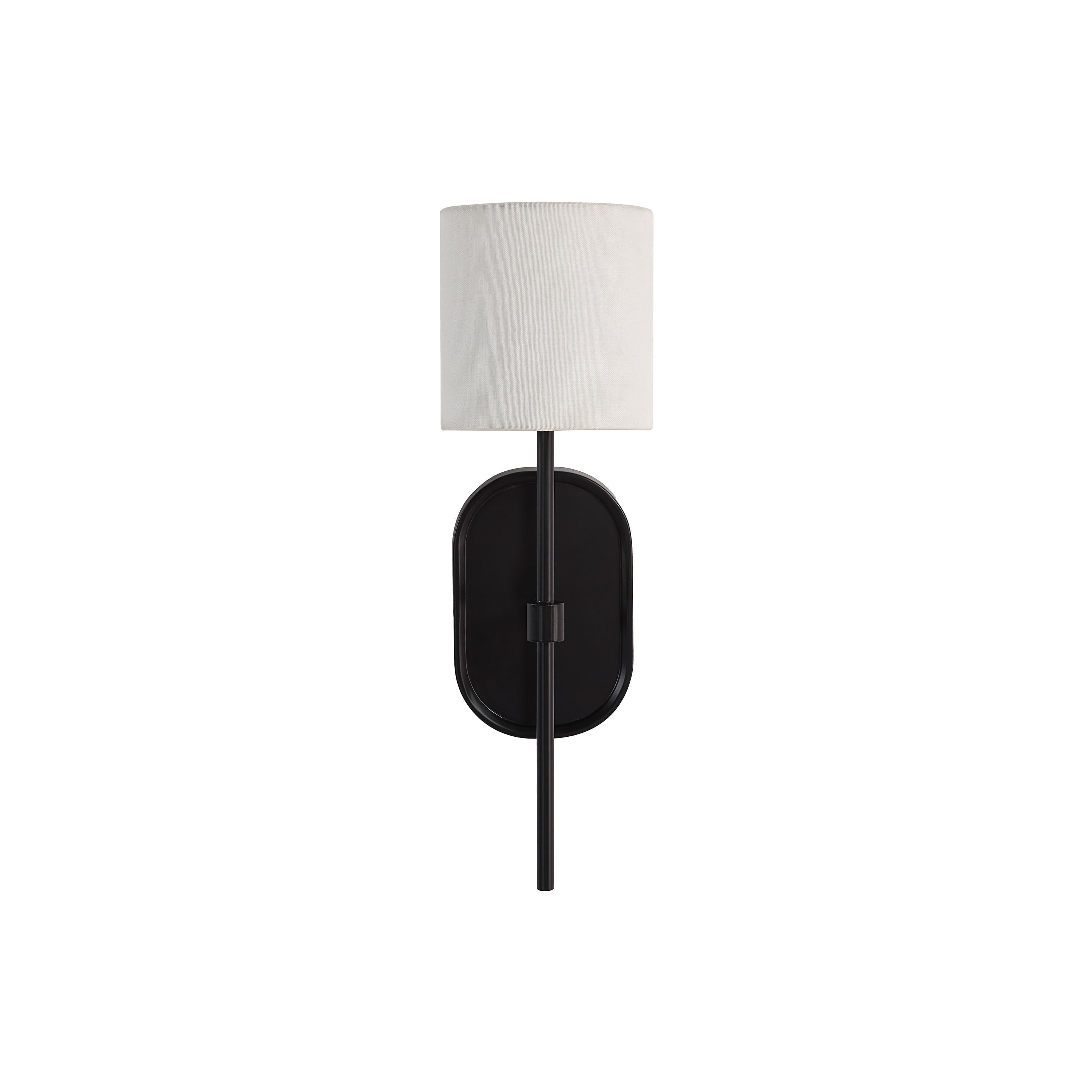 Fico wall sconce by Renwil, forged iron, matte black finish