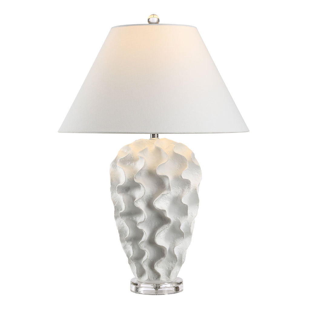 Floris table lamp by Renwil, resin base, white finish