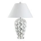 Floris table lamp by Renwil, resin base, white finish