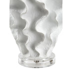 Floris table lamp by Renwil, resin base, white finish