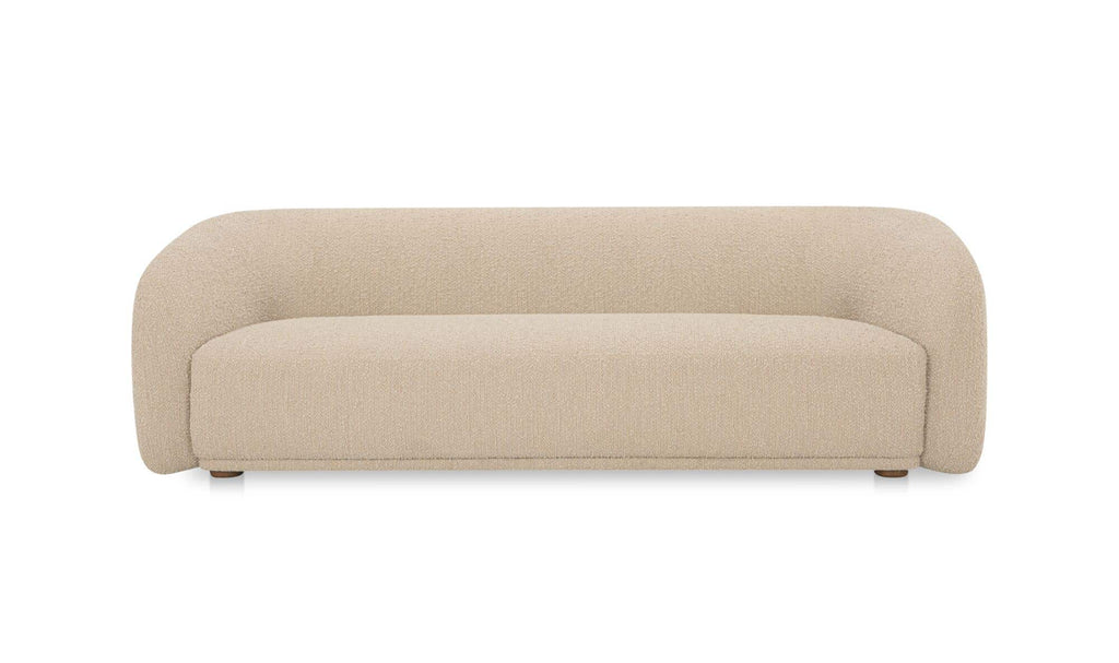 Faye Sofa Beige Boucle front