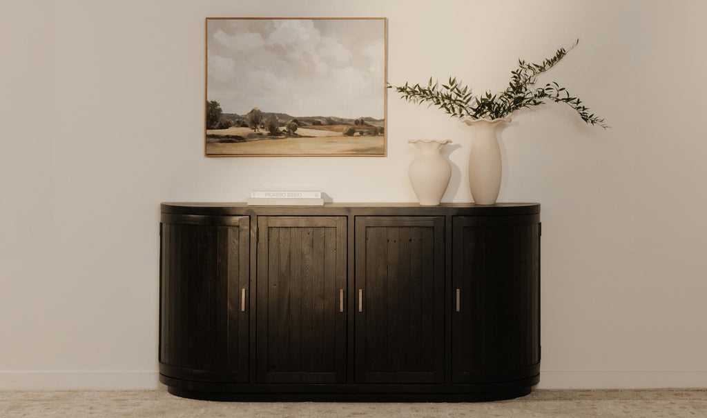 Nicola Sideboard Black view 2