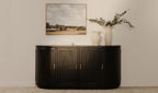 Nicola Sideboard Black view 2