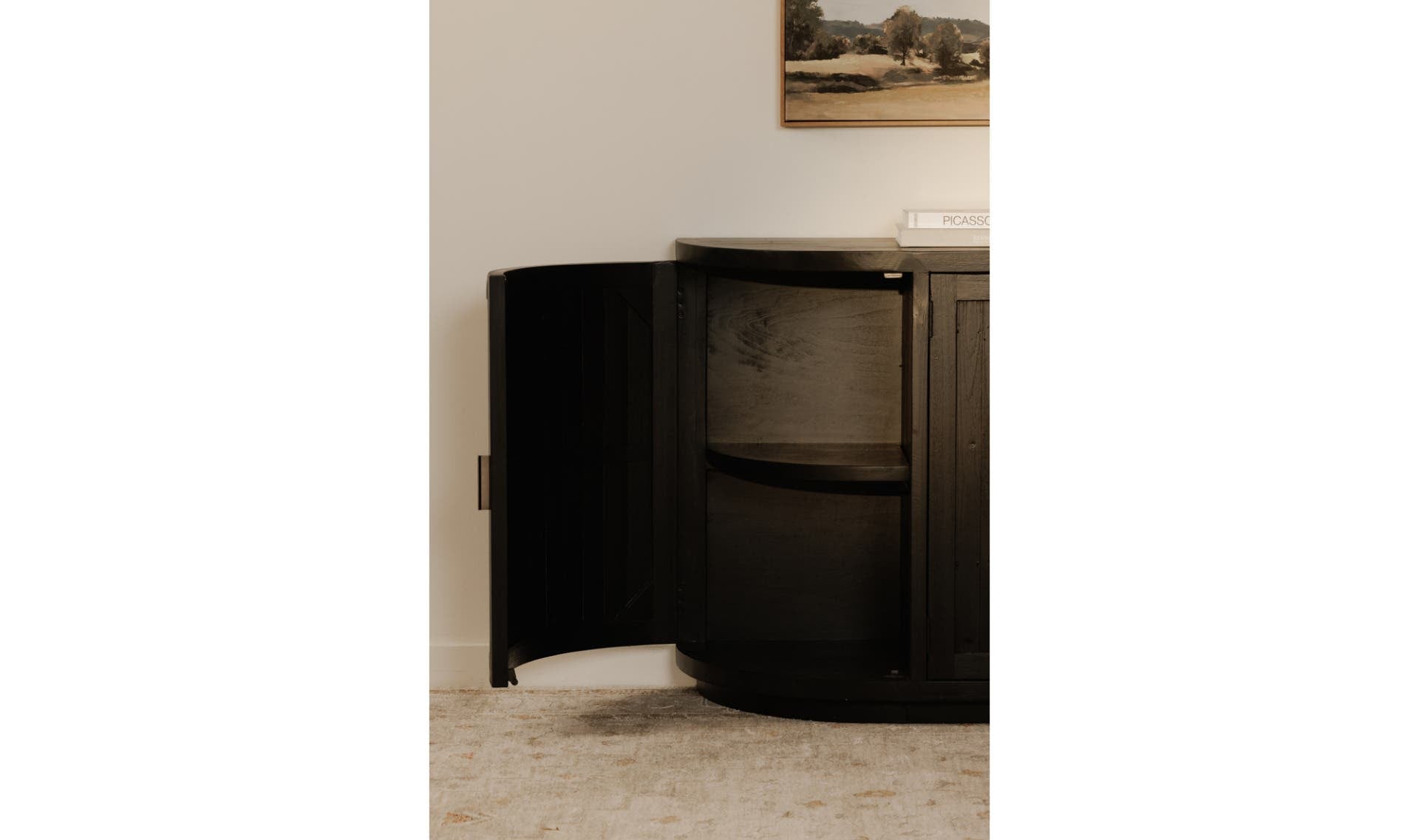 Nicola Sideboard Black view 4