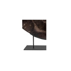 Galen sculpture by Moe's Home Collection, Saint Laurent marble, dark ground white veining
