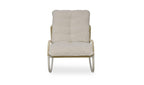 Wicker Outdoor Lyra Rocking Chair Beige