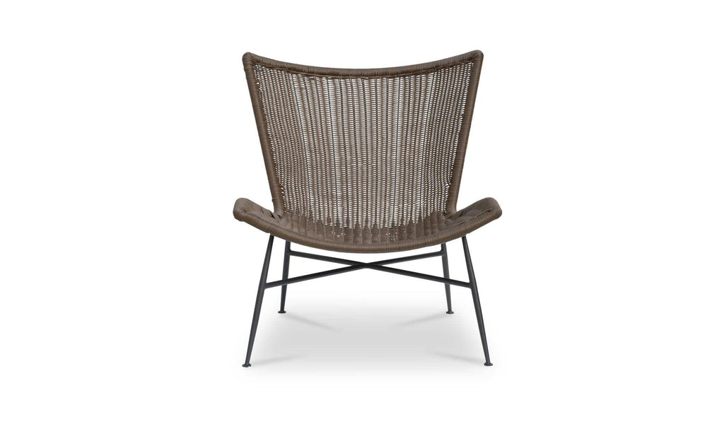 Wicker Outdoor Paige Accent Chair Brown