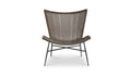 Wicker Outdoor Paige Accent Chair Brown