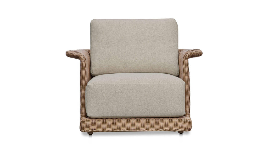 Wicker Outdoor Meredith Accent Chair Beige