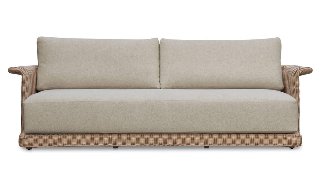 Wicker Outdoor Meredith Sofa Beige
