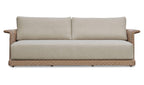 Wicker Outdoor Meredith Sofa Beige