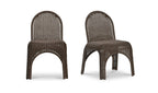 Wicker Outdoor Kendall Dining Chair Brown