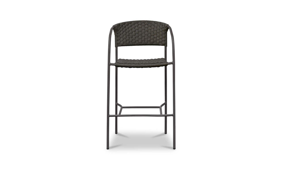 Wicker Outdoor Zola Bar Stool Dark Brown