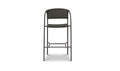 Wicker Outdoor Zola Bar Stool Dark Brown