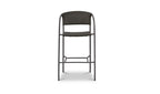 Wicker Outdoor Zola Bar Stool Dark Brown