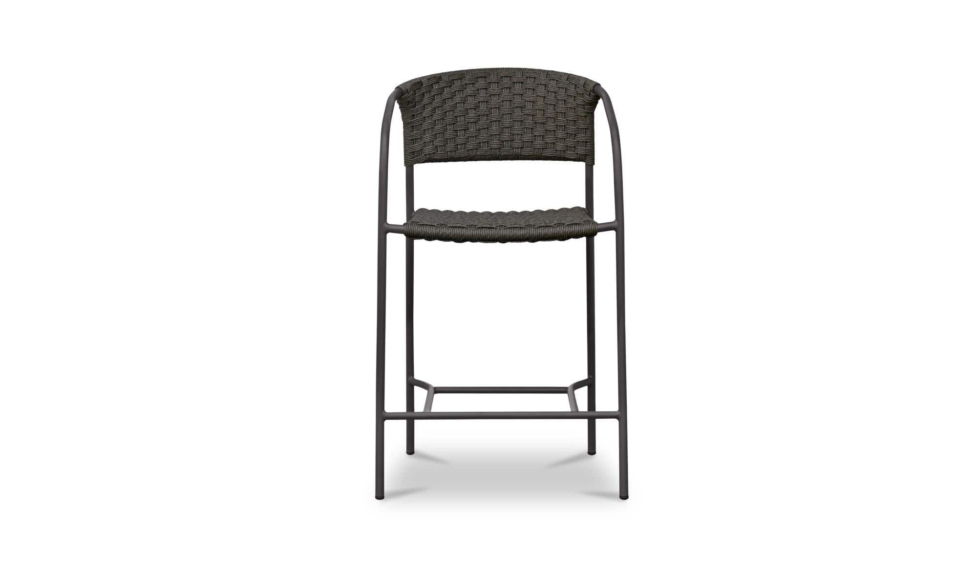 Wicker Outdoor Zola Counter Chair Dark Brown