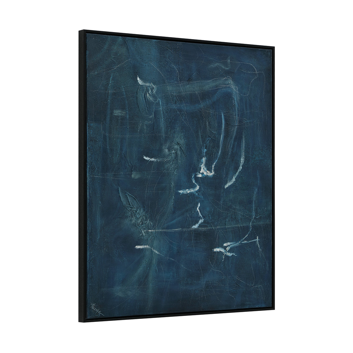 Gemma wall art by Renwil, cotton canvas, black frame