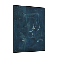 Gemma wall art by Renwil, cotton canvas, black frame