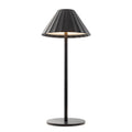 Giada table lamp by Renwil, zinc alloy and stainless steel, matte black finish