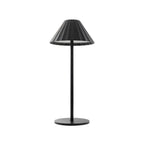 Giada table lamp by Renwil, zinc alloy and stainless steel, matte black finish